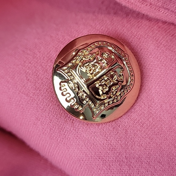 Talbots pink double knit gold button crest emblem double breasted blazer - Picture 6 of 11